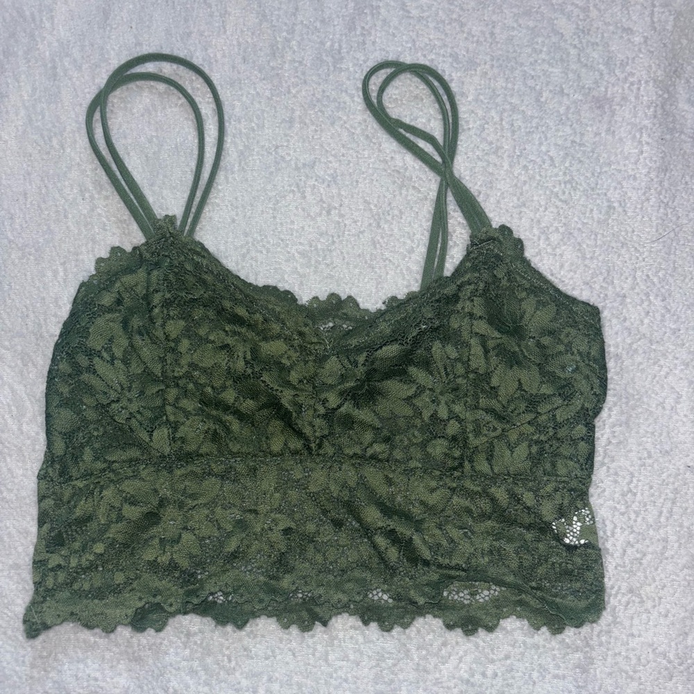 Green Lace Bralette